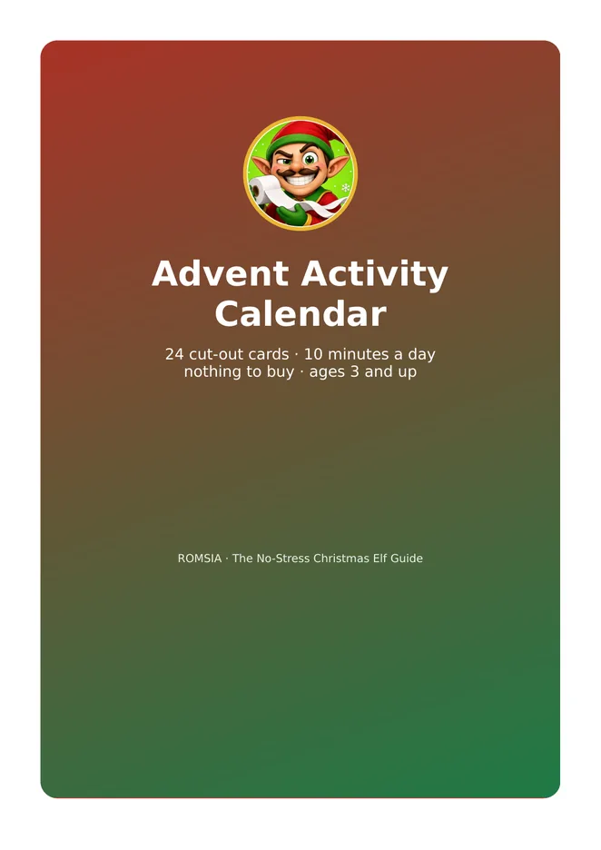 Cover of the Advent Activity Calendar