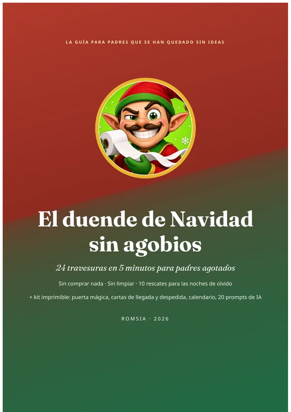 Portada de la guía El duende de Navidad sin agobios